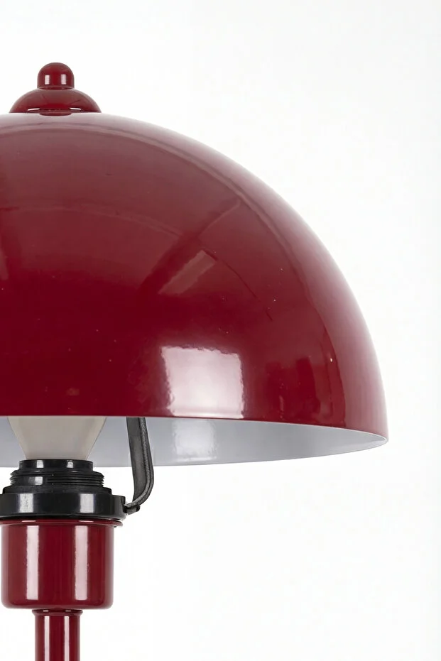 Modena Retro Bordo Metal Başlıklı Tek Ayaklı Lambader